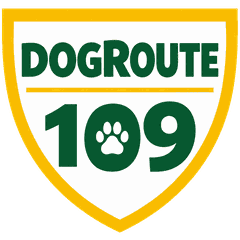 DogRoute 109 route shield logo